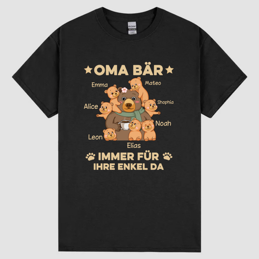Personalisiertes T-Shirt Mama Immer für ihre Kinder da